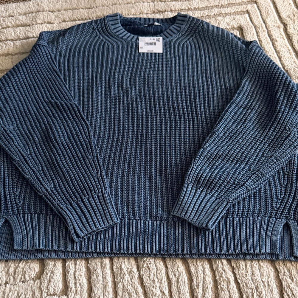 Women’s Blue AE American Eagle Sweater NWT